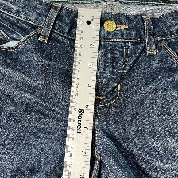 LIMITED edition Gap Jeans mid-tone blue distressed - Picture 8 of 12